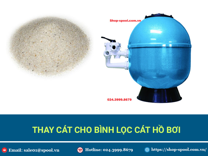 4 nguyên nhân cần thay cát cho bình lọc cát hồ bơi